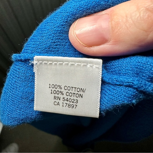 Banana Republic Blue Cotton Cardigan size PM - Picture 4 of 5